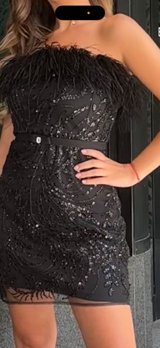 Черна рокля Christine fashion