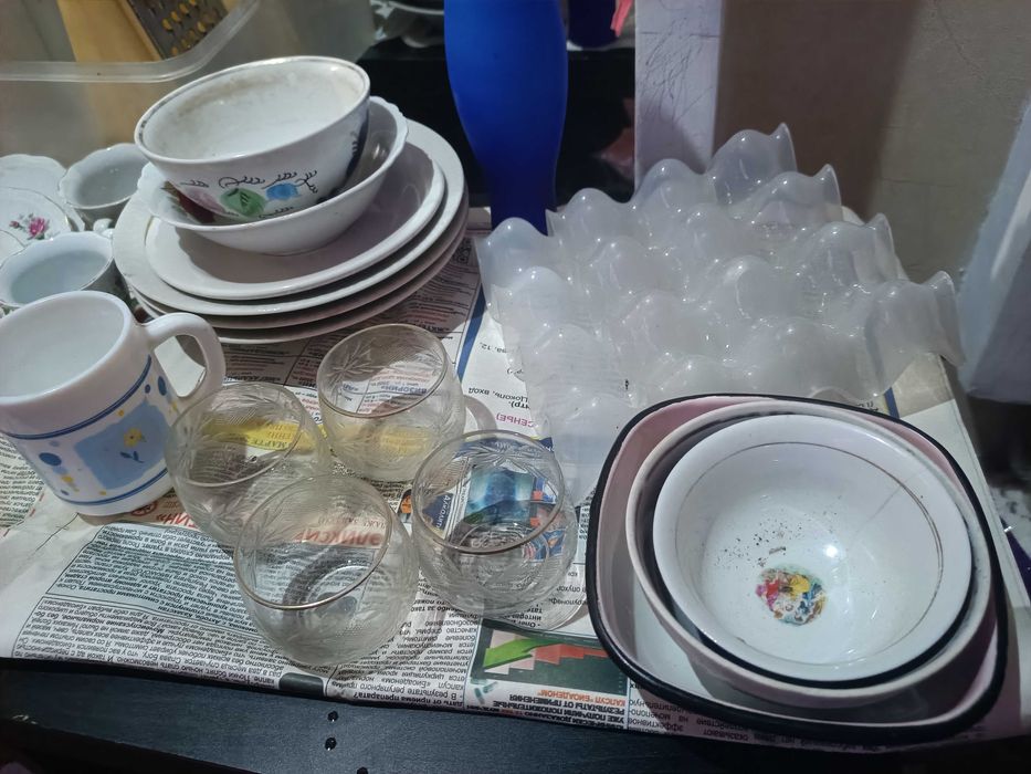 Посуда ложки тарелки