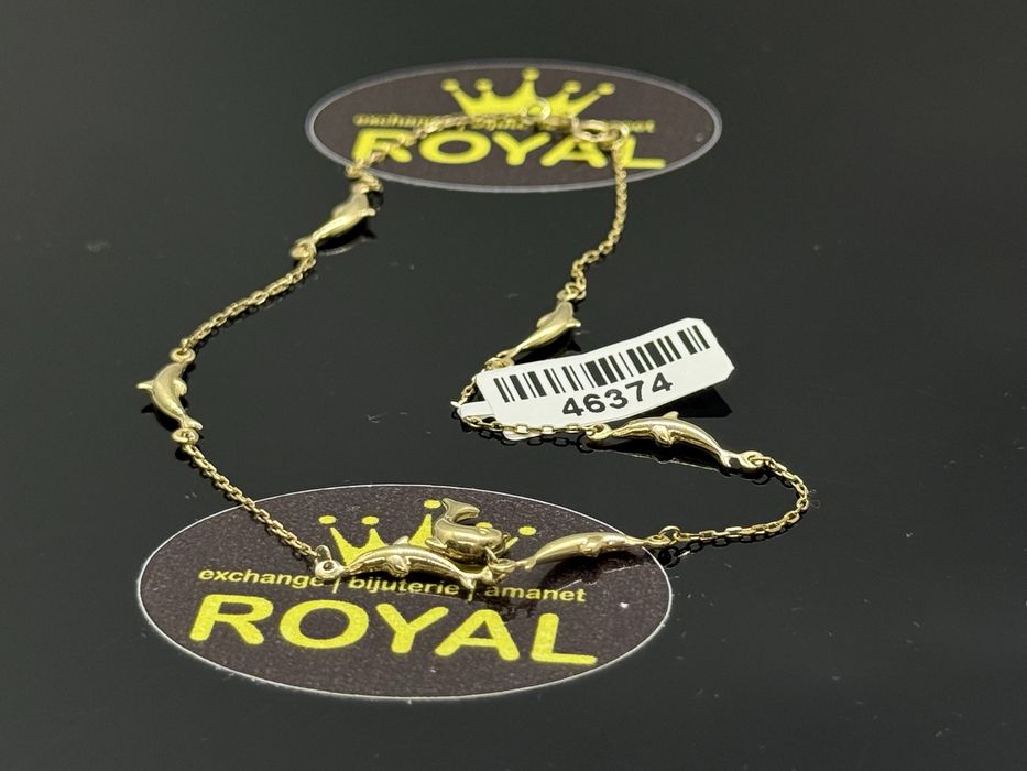 Bijuteria ROYAL : Bratara AUR 14K Picior / 1.98 GR