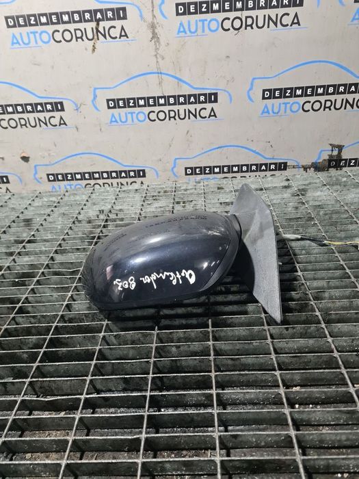 Oglinda stanga Mitsubishi Outlander Facelift 2009 - 2012 4 Usi NEGRU (803) Fara rabatare