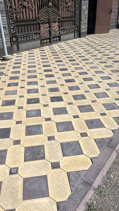 Брусчатка, тротуарная плитка, бордюры