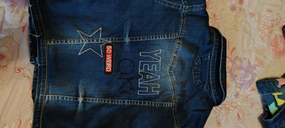 Джинсовки на девочку в идеальном состоянии, размер 158
