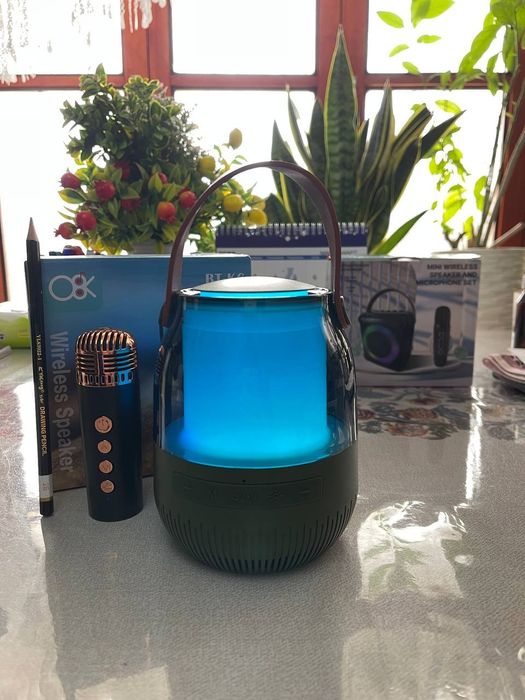 Mini Bluetooth kolonka BT-K6 mikrofon bilan – kuchli ovoz. Sifat JBL