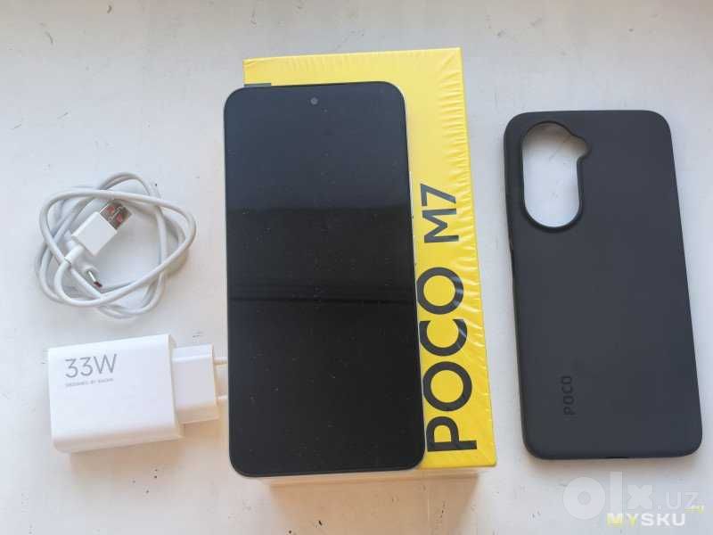 Poco m7 12/256 black (черный)