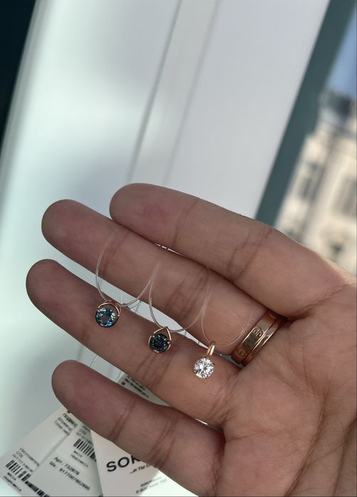 Золотая подвеска новая