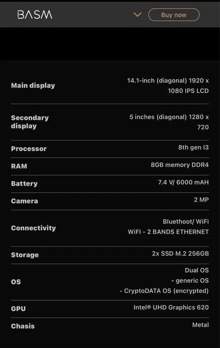 laptop cryptodata basm gold