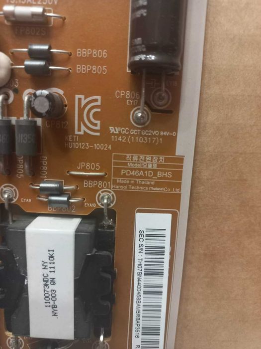 TV SAMSUNG Power Supply Board BN44-00458B