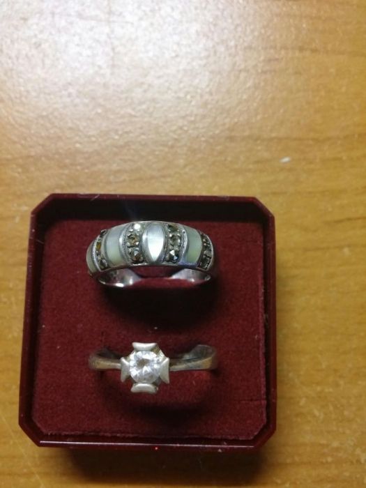 Кольца серебро        т