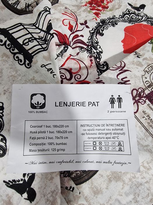 Lenjerie pat 180×200