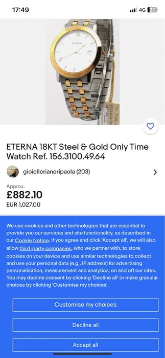 Часовник eternal matic