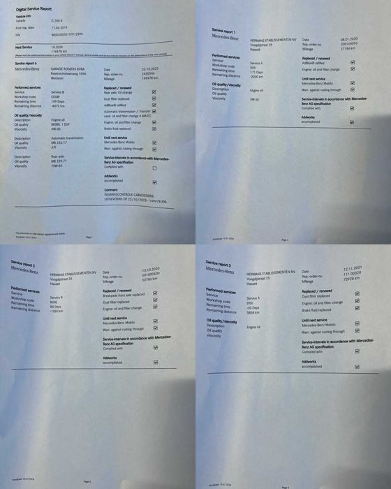 Mercedes C-class C200 2019г facelift 9G-Tronic реални км обслужен