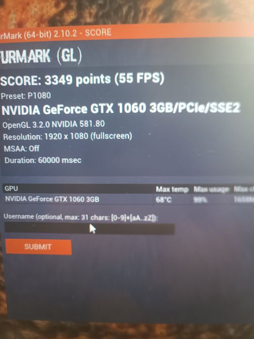 ASUS Phoenix GTX 1060 3GB