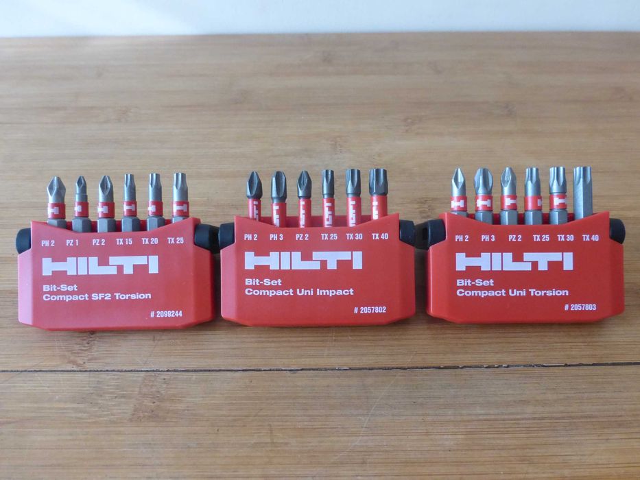Комплект битове HILTI ХИЛТИ 2 вида