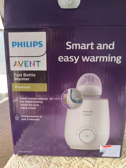 Philips Avent нагревател за мляко и храна fast bottle warmer premium