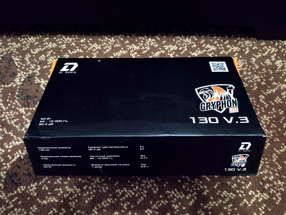 DL Audio Gryphon Lite 13см v3.
Мощность 60 Вт