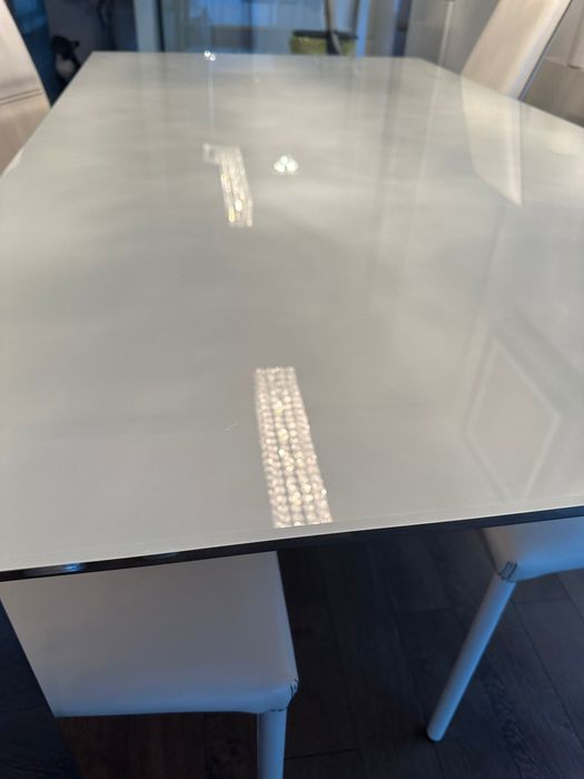 Masa de sticla extensibila