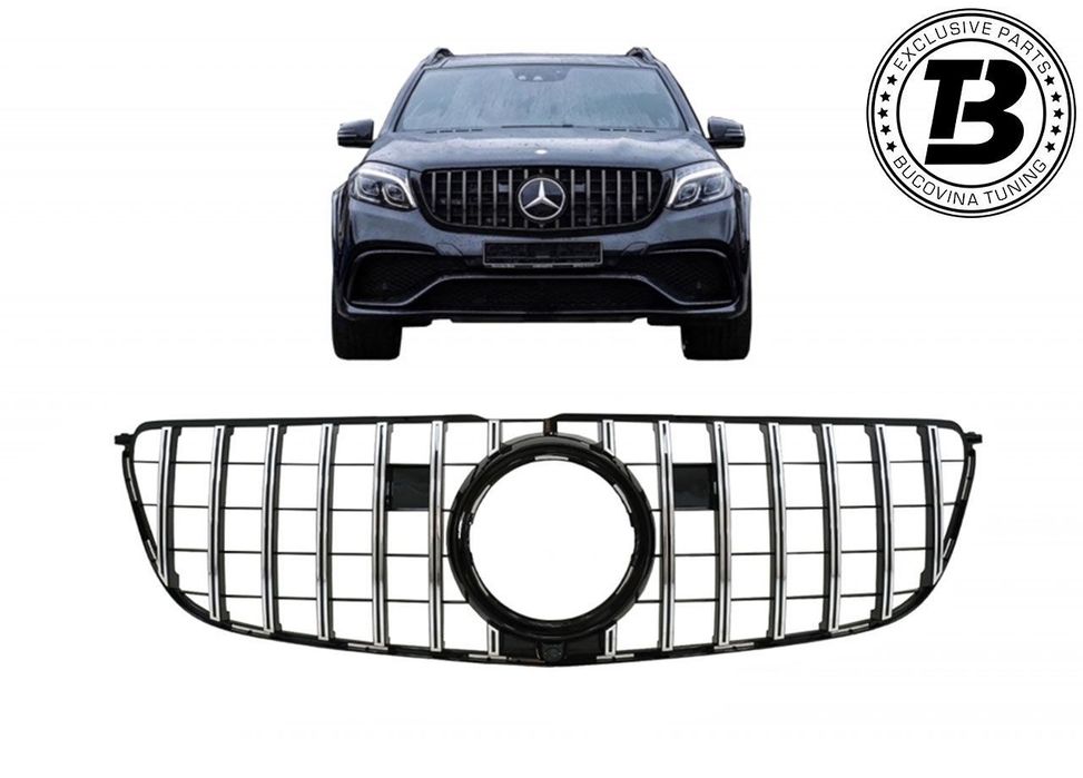 Grila compatibila cu Mercedes GLS X166 GTR Design