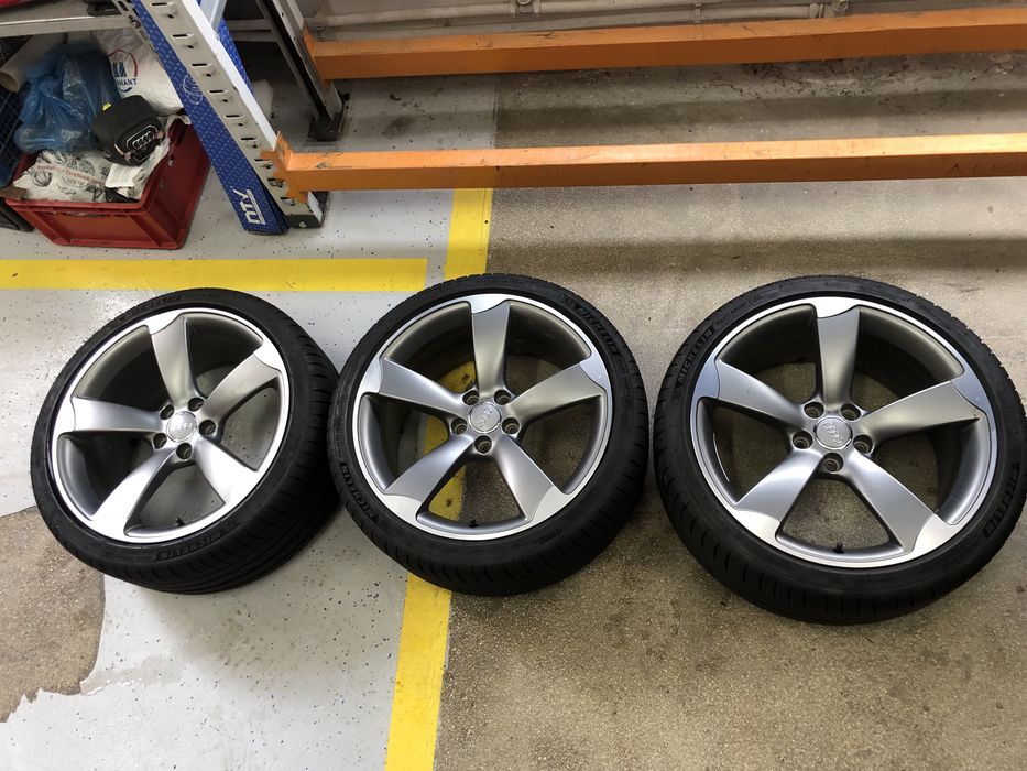 3 roti originale ROTOR Audi A5 8T, Michelin vara 255/35ZR19
