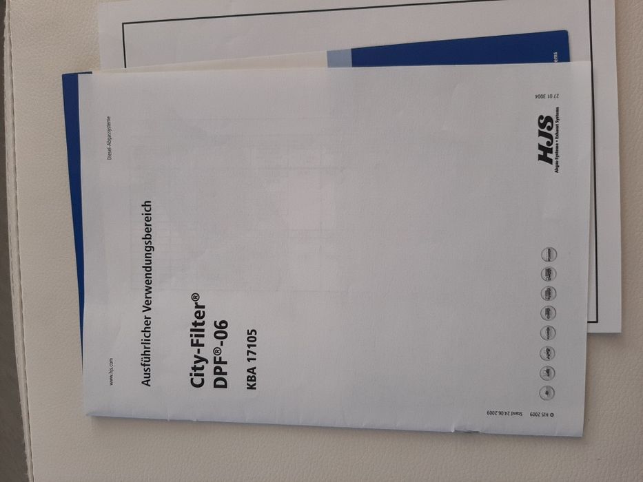 BMW DPF Филтър за твърди частици.