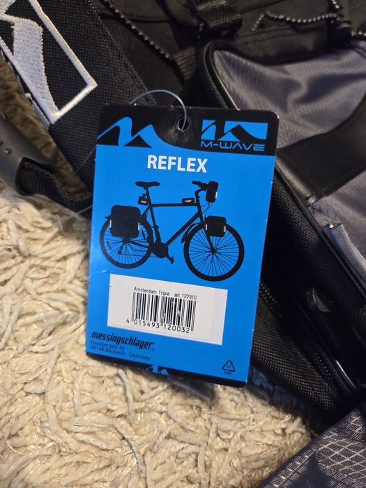 Set 3 genti bicicleta M-Wave Amsterdam Triple 62L - NOI !