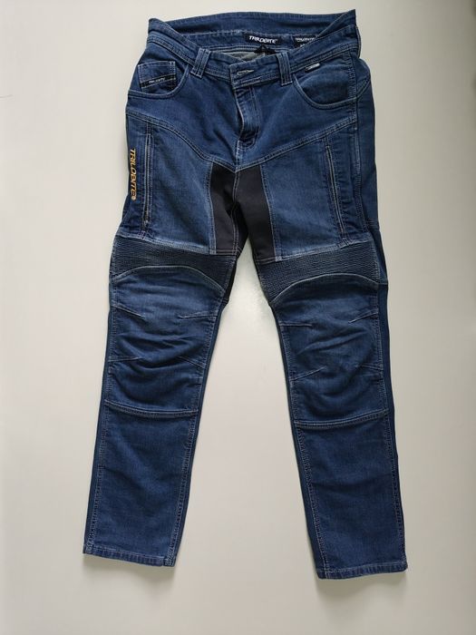 Pantaloni / Blugi Moto Slim Fit TRILOBITE PARADO DOUBLELAYER AAA · Albastru marimea 34