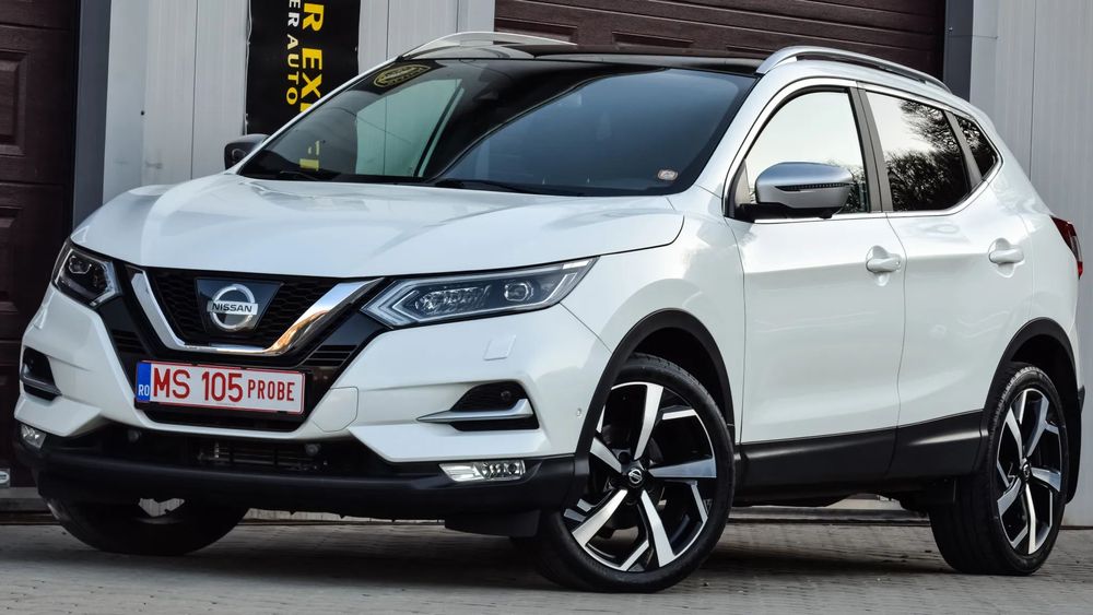 Nissan Qashqai TEKNA 1.6 Automat~LED Pano Piele Camere Lane Side Keyless~Garantie 1An