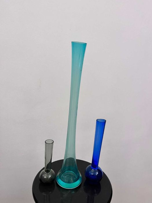 Set trei piese cristal MURANO Italia vechi bibelouri bibelou ieftine