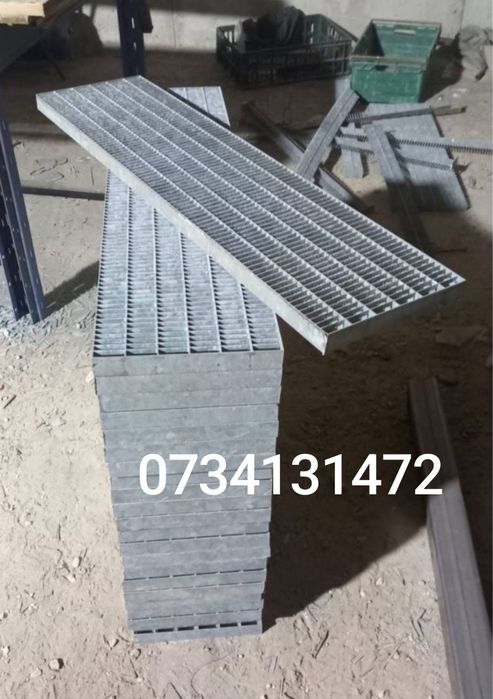 Trepte metalice zincate