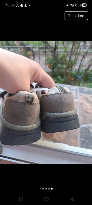 Adidași drumeție copii din piele naturală,  Mothercare, Vera Pelle (32)