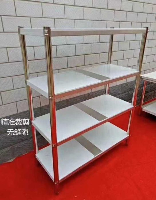 Raft inox cu 4 polite 150x40x155H ,nou cu factura ,transport gratuit