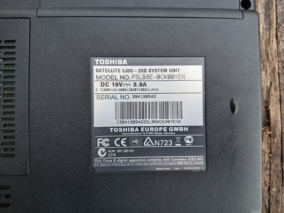 Ноутбук Toshiba Win7