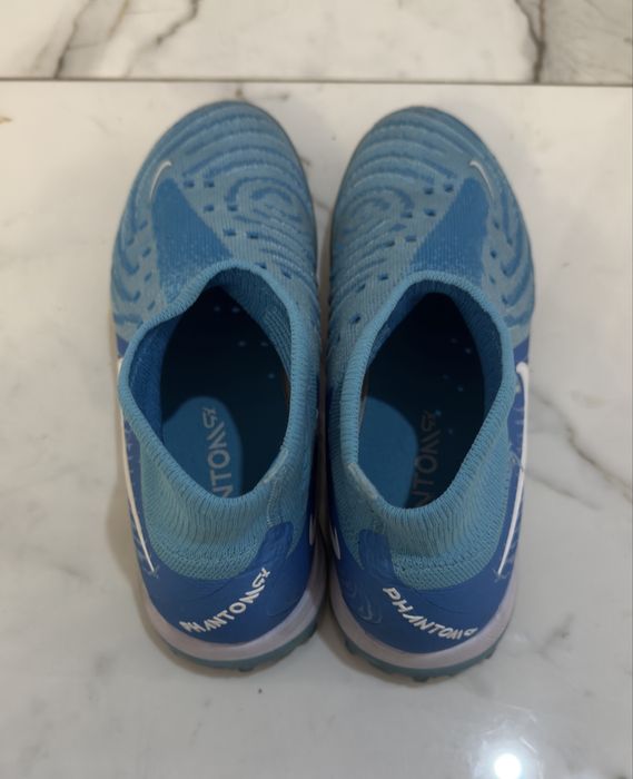 Сороконожки Nike Phantom Голубые