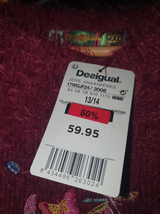 Desigual nou cu eticheta