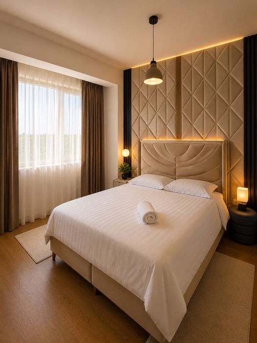 Apartament Luxury 3 camere | 2 băi | Design modern | Tunari | 10 min aeroport