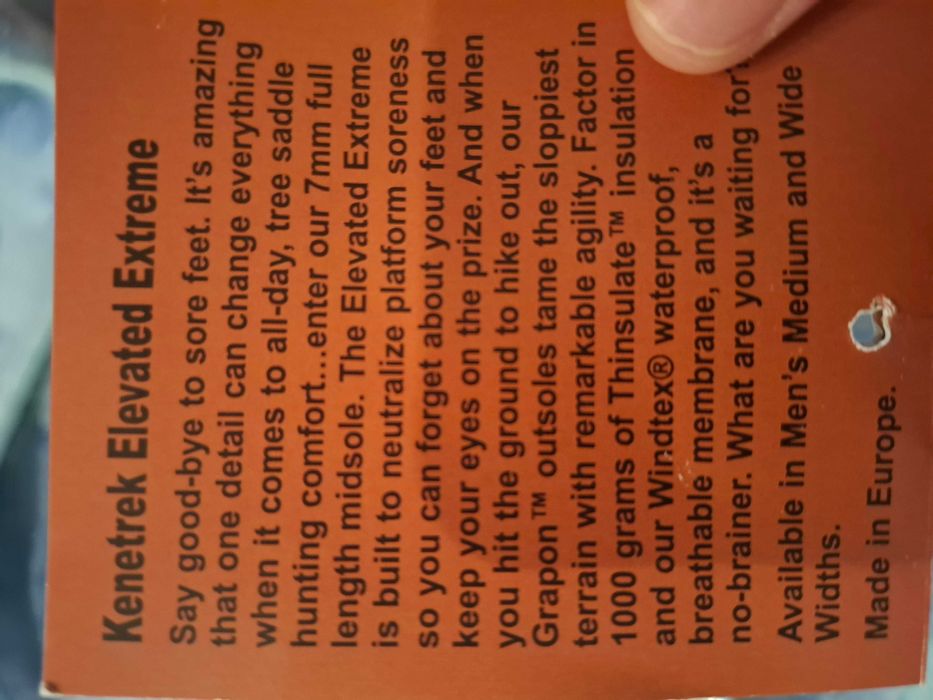 Cizme iarna (vânătoare) marimea 45 Kenetrek barbati