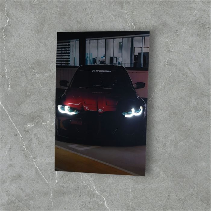 Стильные постеры в стиле машин от Ledcar.uz