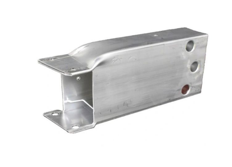 Suport armatura bara protectie Mercedes Clasa A (W176), 06.2012-08.2018; Clasa B (W246), 09.2014-02.2019, montare fata, dreapta, aluminiu; intern, RapidAuto