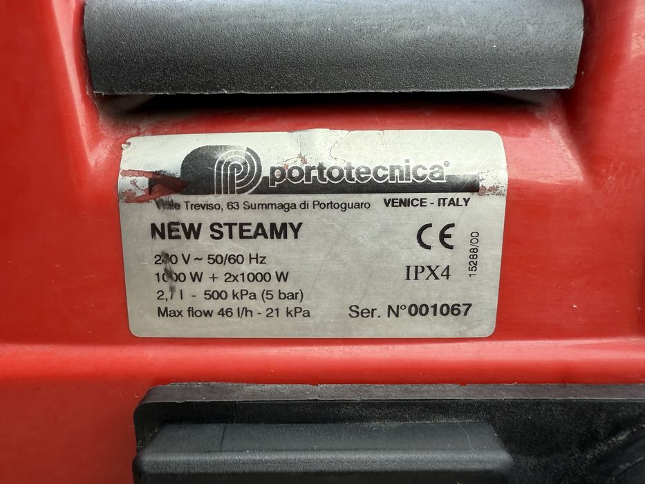 * профессиональный аппарат для химчистки PORTOTECNICA парогенератор 3в