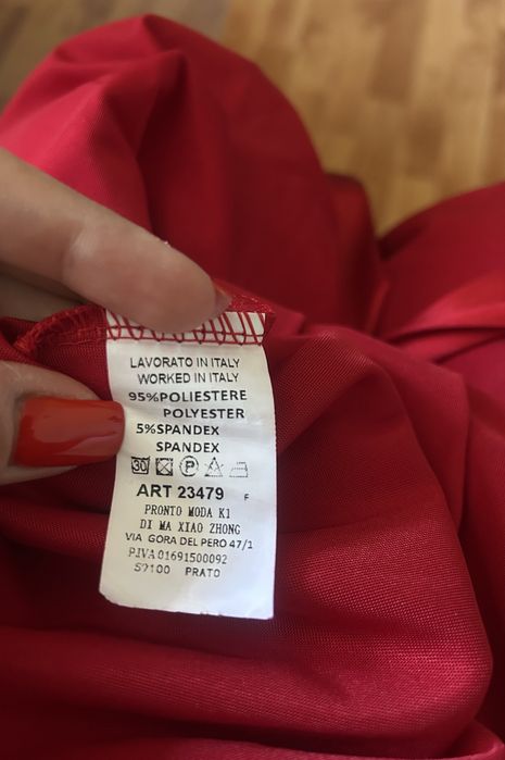 Rochie rosie eleganta