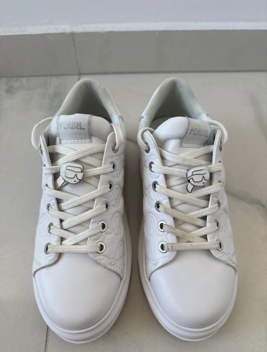 Pantofi sport wedge, Karl Lagerfeld, de piele, 37