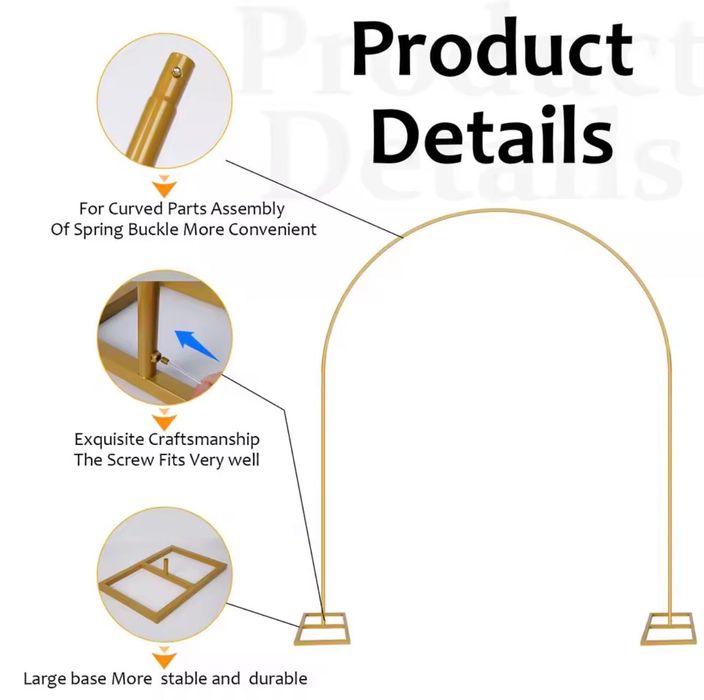 Arcadă pentru decor, baloane. 2,4x2,1m