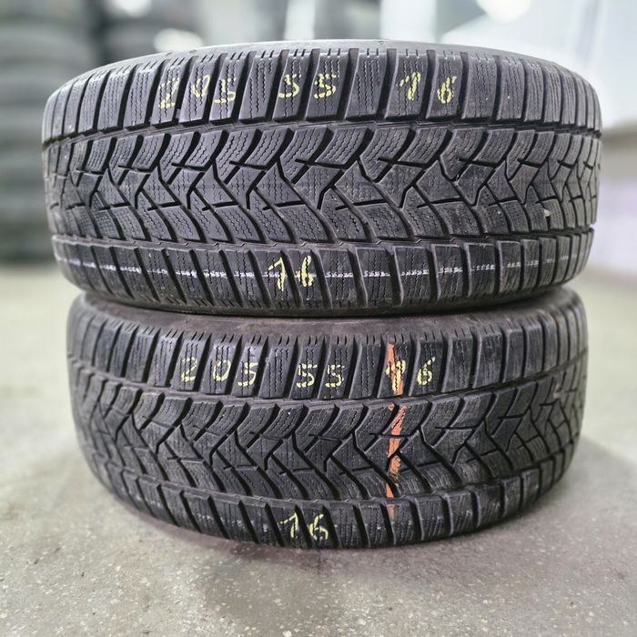 2x 205/55/16 M+S DUNLOP Stare excelenta