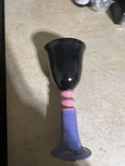 Бутикова керамична чаша за вино -ръчна изработка