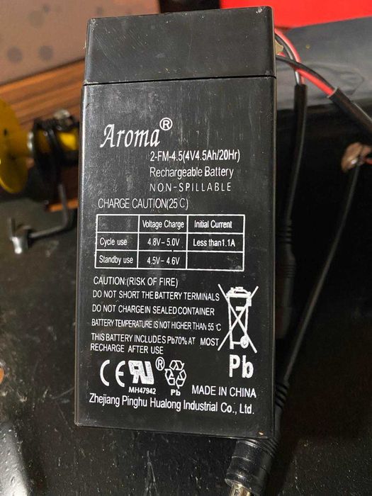 BLOCATOR Parcare INCARCARE SOLARA/priza, acumulator 4V-4.5Ah, Alarma