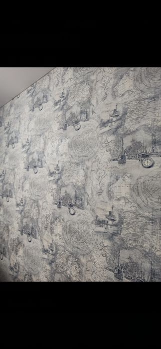 Поклейка обоев от 500тг        .