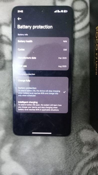 POCO F7 Ultra 512GB / 16GB RAM - Stare impecabilă, Încărcător 120W inclus