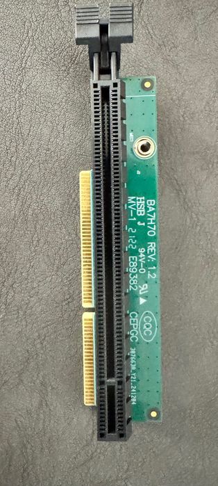 PCI-E x16 Riser адаптер за Lenovo Tiny M720Q M920Q M920X P330 01AJ940