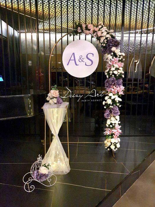 Украса за Сватба,Арка с цветя