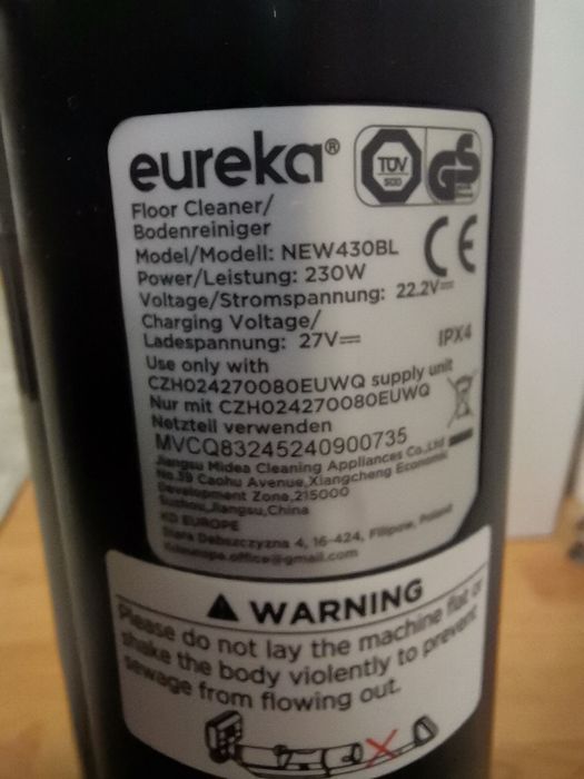 Aspirator de mana eureka