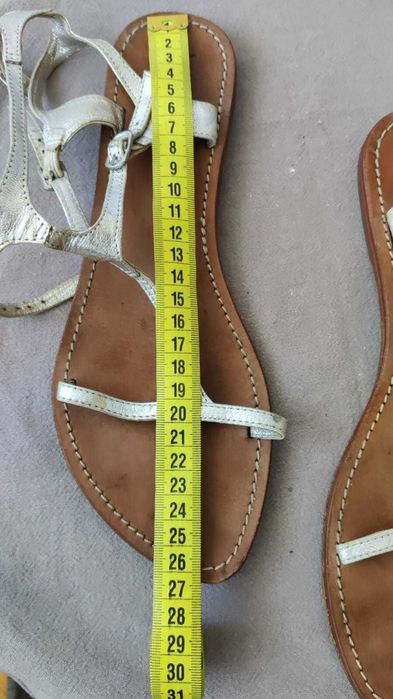 Sandale gri piele, 41